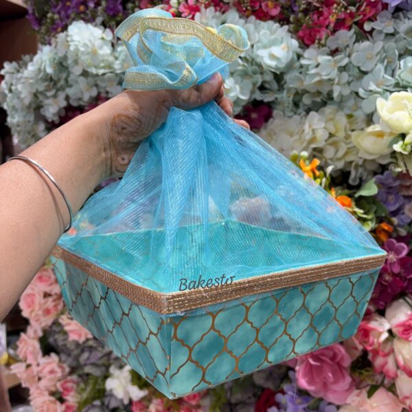 Diwali Hamper Net Basket Tray 2