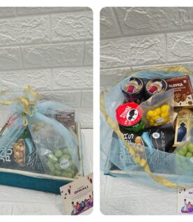 Diwali Hamper Net Basket Tray