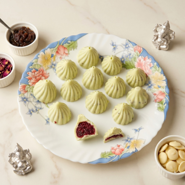 Gulkhand centre filling chocolate Modak (2)