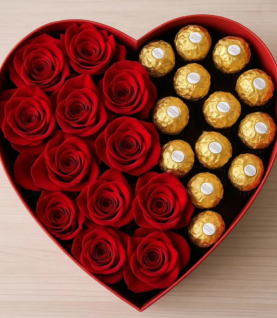 Heart shape Hamper Box