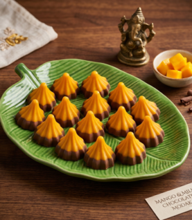Mango+ Milk chocolate Modak