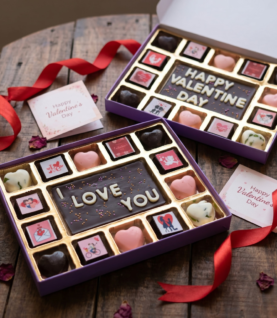 Photo Print Edible Chocolates Box for Couple