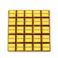 Rasmalai chocolates in perfect grid